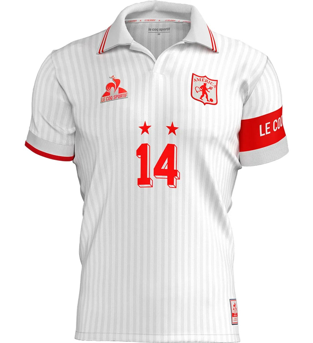 Camiseta Retro América de Cali Blanca - Versión Exclusiva