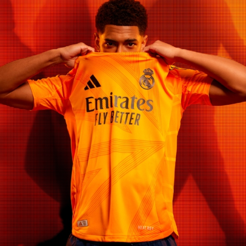 CAMISETA II REAL MADRID 24/25 - ADIDAS NARANJA